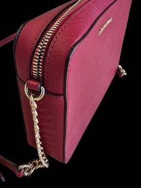 Michael Kors Pink Saffiano Crossbody Bag